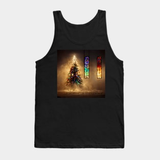 Christmas Tree Spooky Haunted Tank Top